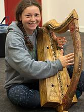 Irish harping