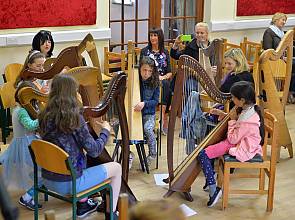 Irish harping