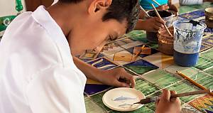 Artisanal talavera of Puebla and Tlaxcala (Mexico) and ceramics of Talavera de la Reina and El Puente del Arzobispo (Spain) making process