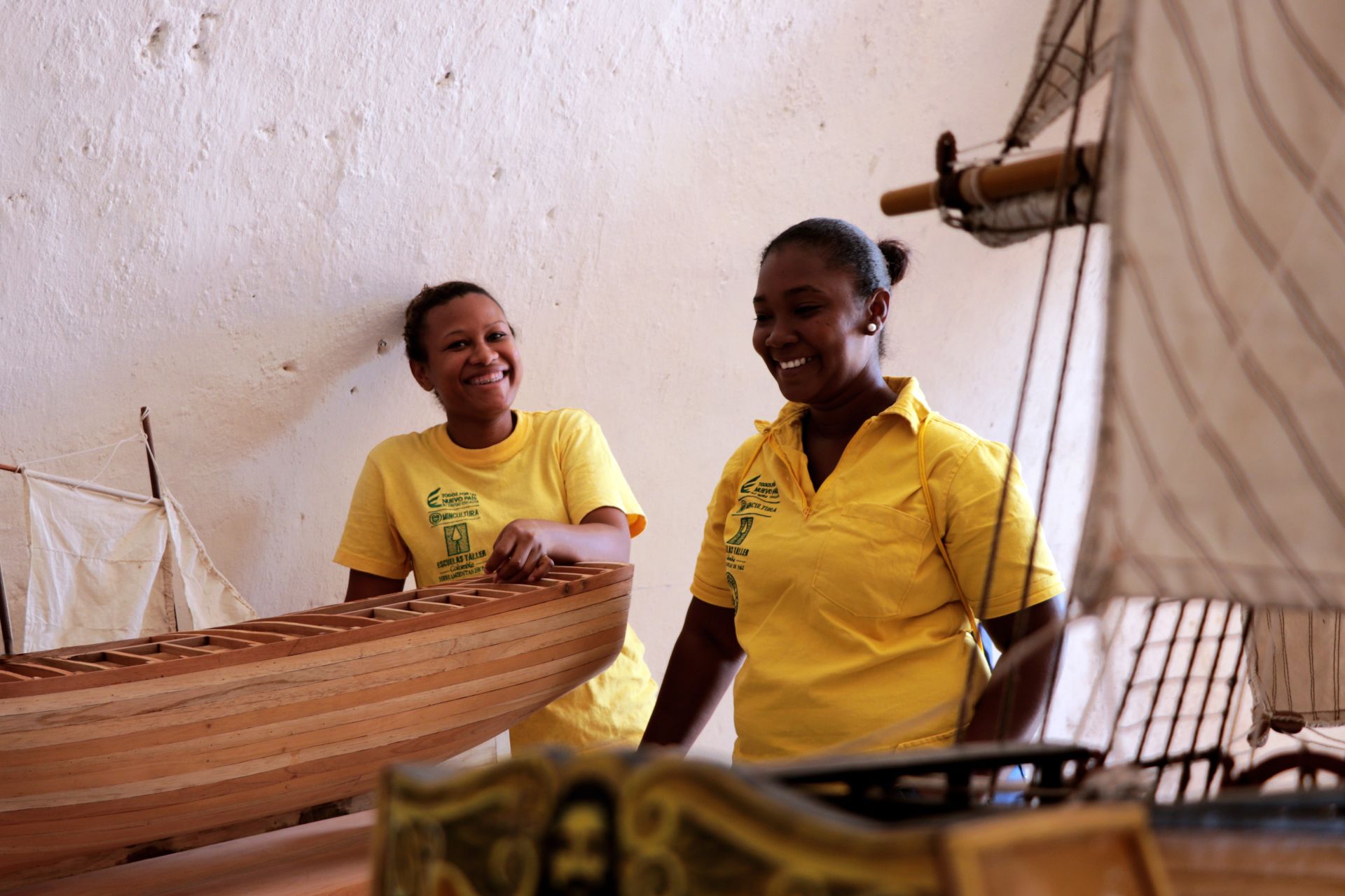 In the traditional crafts programme, gender equality id promoted, by including women in areas considered exclusive for men, as in the case of woodwork and traditional building techniques