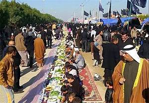Provision of services and hospitality during the Arba'in visitation