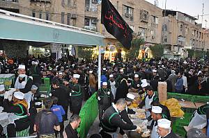 Provision of services and hospitality during the Arba'in visitation
