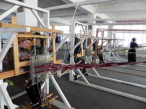 Traditional knowledge and skills of production of the atlas and adras fabrics
