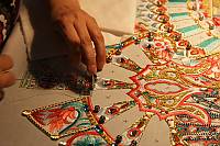 Embroidered horse mantels