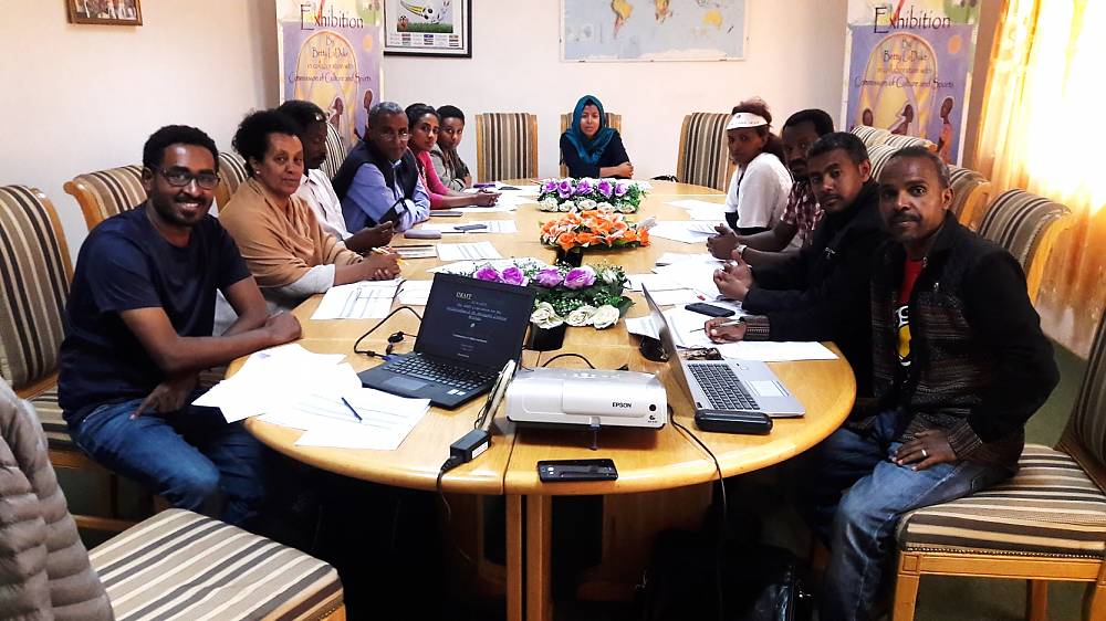 Members of Eritrea’s National Committee for the Safeguarding of the Intangible Cultural Heritage