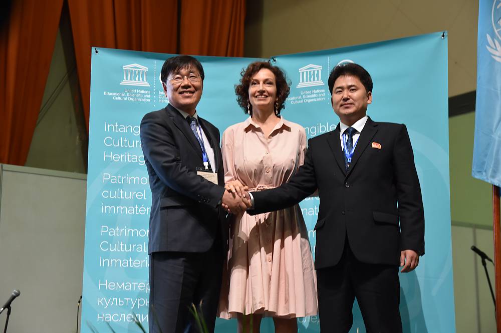 “A highly symbolic step towards inter-Korean reconciliation, that reminds us of the peace-building power of cultural heritage”