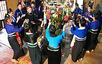 Ritual Xòe at  Xên Lẩu Nó Festival, Nà Và 2 Village, Yên Châu District, Sơn La Province