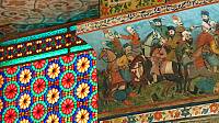Wall miniature performed in Sheki Khan Saray (Azerbaijan)