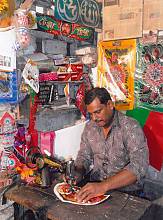 Rickshaws and rickshaw painting in Dhaka