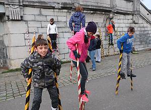 Namur stilt jousting