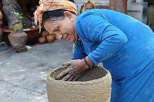 Art of pottery-making of Chăm people