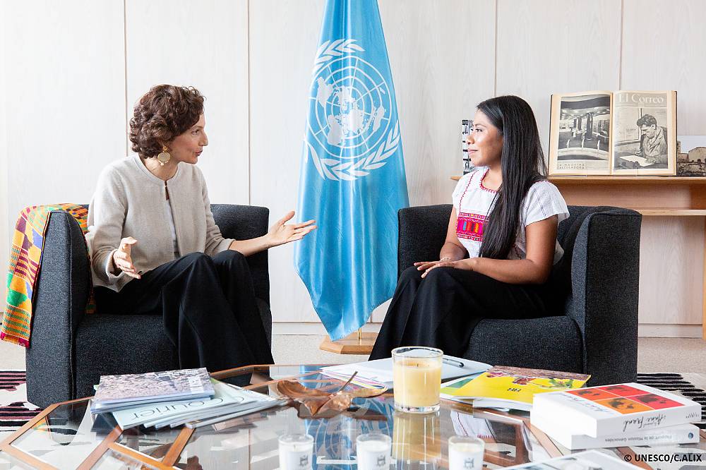 Nomination of Jalitza Aparicio as UNESCO Goodwill Ambassadour