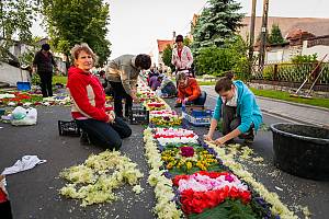 Flower carpets tradition for Corpus Christi processions