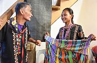 A Manobo chieftain conversing with a School of Living Traditions learning facilitator