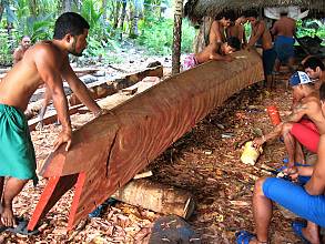Carolinian wayfinding and canoe making