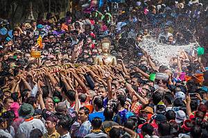 Songkran in Thailand, traditional Thai New Year festival