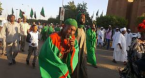 Procession and celebrations of Prophet Mohammed's birthday in Sudan