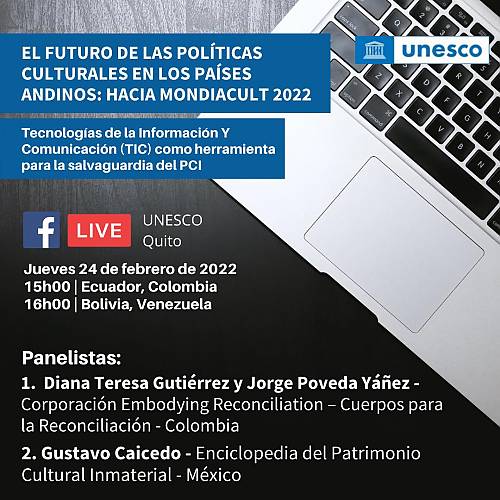 ResiliArt Webinar: Tecnologías de la Información Y Comunicación (TIC) como herramienta para la salvaguardia del PCI