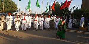 Procession and celebrations of Prophet Mohammed's birthday in Sudan