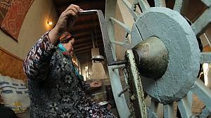 Sericulture and traditional production of silk for weaving