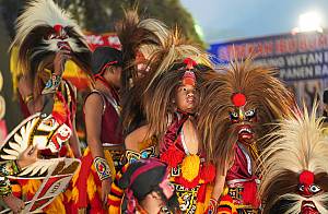 Reog Ponorogo performing art