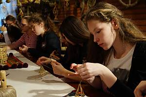 Sodai straw garden making in Lithuania
