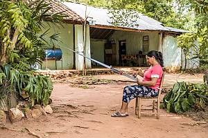 Ancestral and traditional techniques for the elaboration of the 'Poncho Para'i de 60 Listas', from the city of Piribebuy, Republic of Paraguay