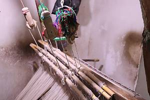 Sericulture and traditional production of silk for weaving