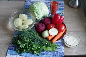 Culture of Ukrainian borscht cooking