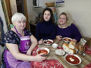 Culture of Ukrainian borscht cooking