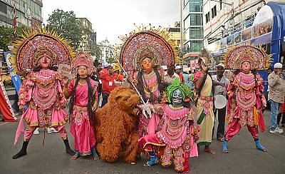 L'UNESCO en visite en Inde à l'approche de la Durga Puja à Kolkata
