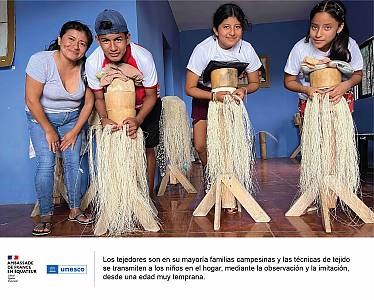 L'UNESCO célèbre le 10e anniversaire de l'inscription du tissage traditionnel du chapeau de paille toquilla équatorien
