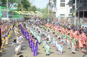 Myanmar traditional New Year Atā Thingyan festival