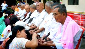 Myanmar traditional New Year Atā Thingyan festival