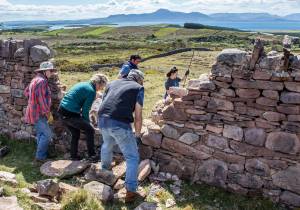 Art of dry stone construction, knowledge and techniques