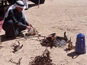 Arabic coffee, a symbol of generosity