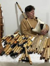 Traditional bagpipe (Gayda/Tulum) making and performing