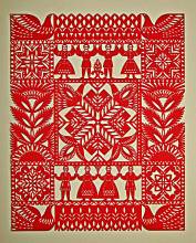 La vytsinanka, art traditionnel du découpage de papier au Bélarus