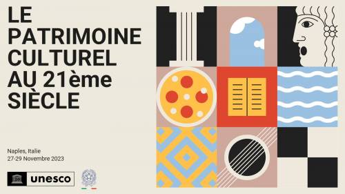 Conférence de Naples sur le patrimoine culturel au 21ème siècle - carte postale VF