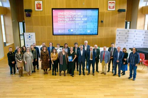 Network of UNESCO Chairs welcomes a new chair on Intangible Cultural Heritage in Public and Global Governance