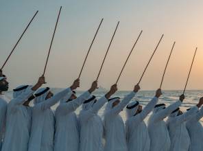 Al Ahalla, a living performing art in the United Arab Emirates