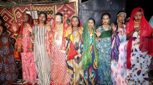 The zaffa in the traditional wedding