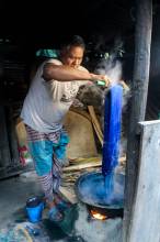 Traditional Saree weaving art of Tangail