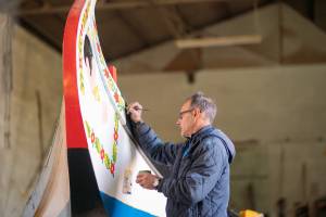 Moliceiro boat: naval carpentry art of the Aveiro region