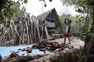 The practice of making Asin Tibuok, the artisanal sea salt of the Boholano of Bohol Island, Philippines