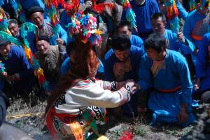 Qiang New Year festival