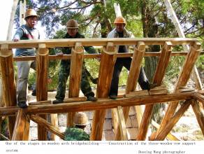 Traditional design and practices for building Chinese wooden arch bridges
