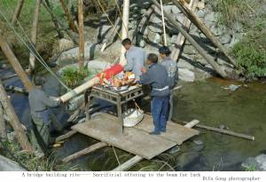 Traditional design and practices for building Chinese wooden arch bridges