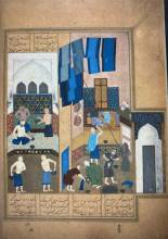 Behzad's style of miniature art