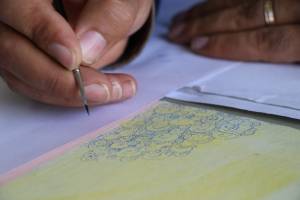 Behzad's style of miniature art